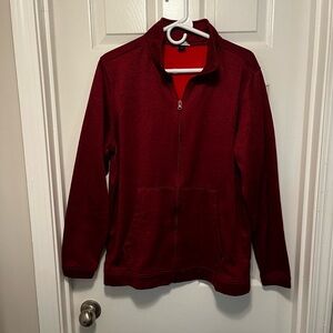 Red Full-Zip Jacket